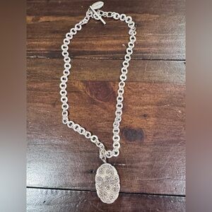 Lois Hill Sterling Silver Necklace